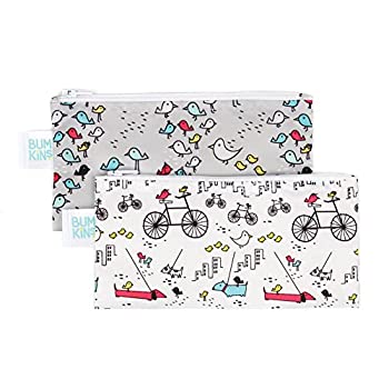 yÁzyAiEgpz[oLY]Bumkins Reusable Snack Bag Small 2 Pack%J}% Bird Park & Urban Bird SBS2-N15 [sAi]