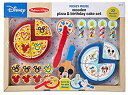 【中古】【輸入品・未使用】Melissa & Doug Mickeyマウス木製ピザと誕生日ケーキセット( 32個)???Play Food