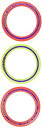 【中古】【輸入品 未使用】Aerobie Sprint Flying Ring カンマ 25cm Diameter カンマ Assorted Colours カンマ Set of 3