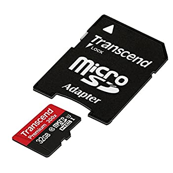 šۡ͢ʡ̤ѡTranscend 32GB MicroSDHC Class10 UHS-1 Memory Card with Adapter 45 MB/s (TS32GUSDU1) [¹͢]