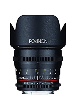 【中古】【輸入品・未使用】Rokinon Cine DS 50mm T1.5 AS IF UMC Full Frame Cine Lens for Nikon [並..