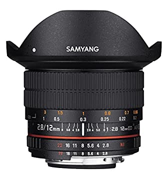 yÁzyAiEgpzSamyang 12mm F2.8 Ultra Wide Fisheye Lens for Nikon DSLR Cameras - Full Frame Compatible [sAi]