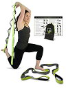 【中古】【輸入品・未使用】重力Fitness 12-loopストレッチストラップ( 8-feet X 1.5インチ) グリーン