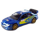 【中古】【輸入品 未使用】KiNSMART 5 ダブルクォーテ 2007 Subaru Impreza WRC Racing 1:36 Scale (Blue) 並行輸入品