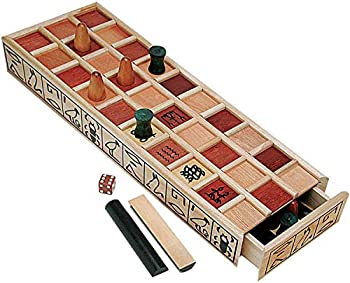 【中古】【輸入品・未使用】WE Games Wood Senet Game - An Ancient Egyptian Board Game [並行輸入品]