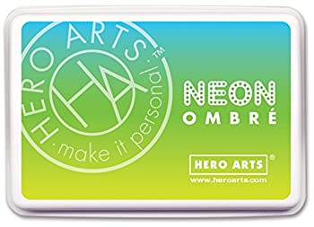 【中古】【輸入品・未使用】Hero Arts オンブレネオンシャルトリューズからブルー