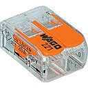 【中古】【輸入品・未使用】Wago 221-412 LEVER-NUTS 2 Conductor Compact Connectors 200 PK