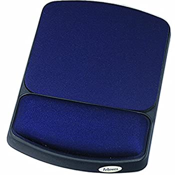 【中古】【輸入品・未使用】Fellowes Gel Wrist Rest and Mouse Rest%カンマ% Sapphire/Black (98741) [並行輸入品](2)