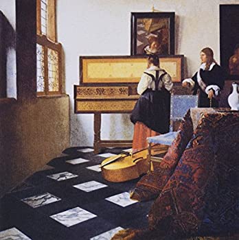 楽天スカイマーケットプラス【中古】【輸入品・未使用】3drose The Music Lesson％カンマ％ C 1662 By Johannes Vermeer％カンマ％ Girl At The Piano - Mouse Pad [並行輸入品]