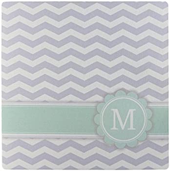 【中古】【輸入品・未使用】3dRose LLC 8 x 8 x 0.25 Inches Mouse Pad%カンマ% Letter M Monogrammed on Grey and White Chevron with Mint Gray Zigzags Personal Initial Zi 【中古】【輸入品・未使用】3dRose LLC 8 x 8 x 0.25 Inches Mouse Pad%カンマ% Letter M Monogrammed on Grey and White Chevron with Mint Gray Zigzags Personal Initial Zi