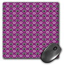 【中古】【輸入品 未使用】3dRose LLC 8 x 8 x 0.25 Inches Mouse Pad カンマ Cute Purple and Black Paw Prints Pattern - (mp_168462_1) 並行輸入品