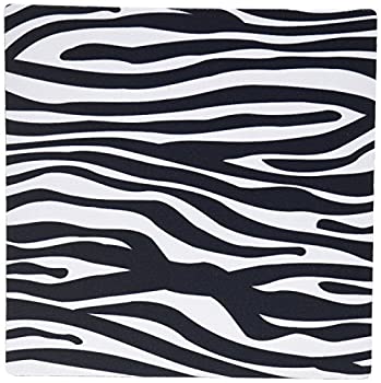【中古】【輸入品・未使用】3dRose LLC 8 x 8 x 0.25 Inches Mouse Pad%カンマ% Black/White Zebra Stripe (mp_56676_1) [並行輸入品]
