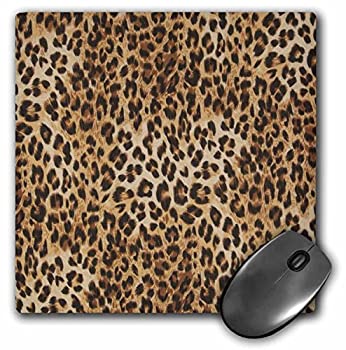 【中古】【輸入品・未使用】3dRose LLC 8 x 8 x 0.25 Inches Mouse Pad%カンマ% Brown Tan and Black Cheetah Print (mp_162251_1) [並行輸入品]