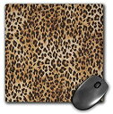 【中古】【輸入品・未使用】3dRose LLC 8 x 8 x 0.25 Inches Mouse Pad%カンマ% Brown Tan and Black Cheetah Print (mp_162251_1) [並行輸入品]