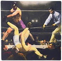 yÁzyAiEgpz3dRose LLC 8 x 8 x 0.25 Vintage Art Dempsey and Firpo Boxing Match 1924 by Artist George Bellows Mouse Pad (mp_79452_1) [sAi]