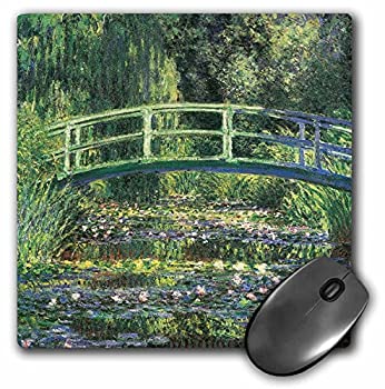 【中古】【輸入品・未使用】3dRose Water Lilies and Japanese Bridge by Claude Monet 1899 - Mouse Pad%カンマ% 8 by 8 inches (mp_126630_1) [...