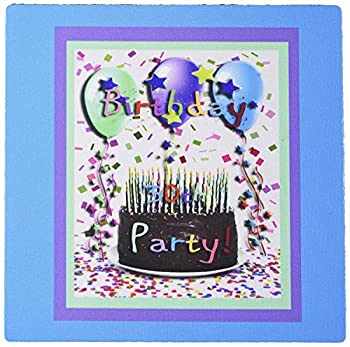 šۡ͢ʡ̤ѡ3dRose LLC 8 x 8 x 0.25 Inches Mouse Pad%% Birthday Pa...