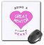 šۡ͢ʡ̤ѡ3dRose LLC 8 x 8 x 0.25 Inches Mouse Pad%% Being A Great Mentor Is A Work of Heart Pink Good Mentoring Quote (mp_183870_1) [¹͢