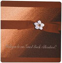 yÁzyAiEgpz3dRose LLC 8 x 8 x 0.25 Inches Mouse Pad%J}% Guest Book Attendant%J}% Autumn Ribbon with Flower on Peach (mp_43431_1) [sAi]