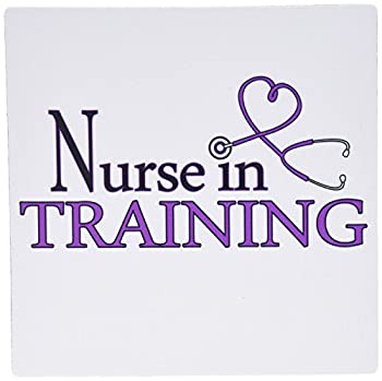 3drose Nurse In Training Purple Heart Stethoscope - Mouse Pad 