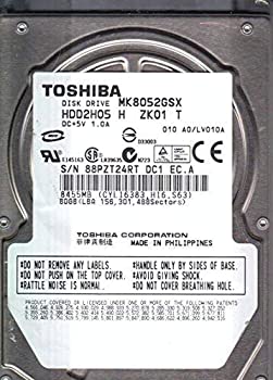 【中古】【輸入品・未使用】Toshiba MK8052GSX 80GB 2.5-Inch 5400RPM SATA OEM Notebook Hard Drive by Toshiba [並行輸入品](2)