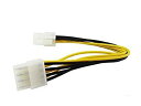 【中古】【輸入品・未使用】Tekit 4 Pin P4 /12v to 8 Pin P8 /12v Power Supply Converter Cable b...