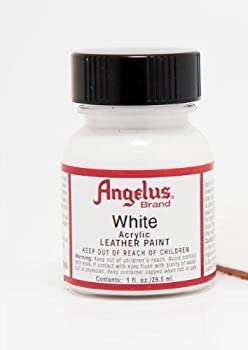 【中古】【輸入品 未使用】Angelus Brand Acrylic Leather Paint - White 1 fl.oz. by Angelus 並行輸入品