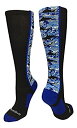 【中古】【輸入品・未使用】MadSportsStuffデジタルCamo Shark Athletic Over the Calf Socks M ブラック