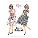 【中古】【輸入品・未使用】BUTTERICK PATTERNS B6318E50 レディースタイウエストドレス サイズE5 (14-16-18-20-22)