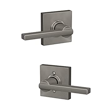 【中古】【輸入品・未使用】Schlage F10 LAT 619 COL コリンズトリム ラティチュード ホール&クローゼットレバー サテンニッケル 【中古】【輸入品・未使用】Schlage F10 LAT 619 COL コリンズトリム ラティチュード ホール&クローゼットレバー サテンニッケル