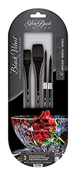 【中古】【輸入品 未使用】Silver Brush black Velvet 4Pc Master Watercolour Brush Set
