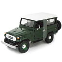 【中古】【輸入品・未使用】ノーブランド品 TOYOTA FJ 40 Green 1/24 MOTORMAX [並行輸入品]