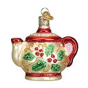 【中古】【輸入品・未使用】Old World Christmas コーヒー&ティーギフト ガラス吹きオーナメント クリスマスツリーヒイラギティーポット用