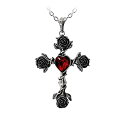 【中古】【輸入品・未使用】ブラックrosifixペンダントby Alchemy Gothic