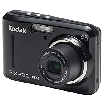 šۡ͢ʡ̤ѡKodak PIXPRO Friendly Zoom FZ43 16 MP Digital Camera with 4X Optical Zoom and 2.7 LCD Screen (Black) by Kodak