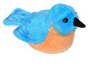 【中古】【輸入品 未使用】(Eastern Bluebird) - Wild Republic Audubon Birds Eastern Bluebird Plush with Authentic Bird Sound カンマ Stuffed Animal カンマ Bird Toys fo