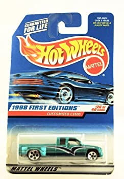 Hot Wheels - 1998 First Editions - Customized C3500 - Chevy Pickup - Die Cast - Green - #26 of 40 - Collector #663 - Limited Edition -