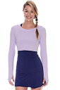 【中古】【輸入品・未使用】(Medium%カンマ% Lavender) - BloqUV Women's Crop Top