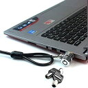 【中古】【輸入品 未使用】RUBAN Notebook Lock and Security Cable (PC/Laptop) Two Keys 6.2 foot (Black) 並行輸入品
