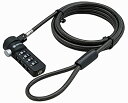 【中古】【輸入品 未使用】Sendt Black Notebook / Laptop Combination Lock Security Cable 並行輸入品