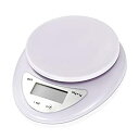 【中古】【輸入品・未使用】家庭用デジタルスケール 1g単位で、最大5kgまで計量可能 デジタル台はかり スケール 電子秤 風袋機能、オートオフ機能 [並行輸入品...
