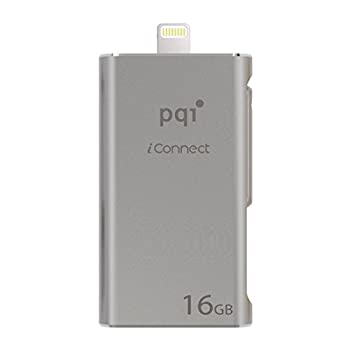 【中古】【輸入品・未使用】[Apple MFi] iConnect 16 GB Mobile Flash Drive w/ Lightning Connector for iPhones%カンマ% iPads%カンマ% iPod Mac & PC USB 3.0 (Iron Gray) [並