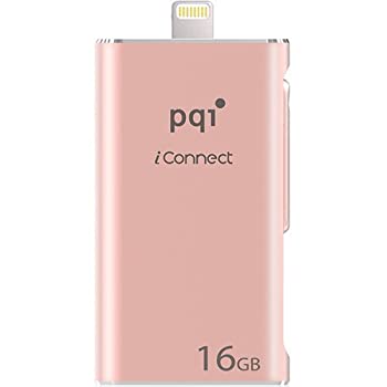 【中古】【輸入品・未使用】[Apple MFi] iConnect 16 GB Mobile Flash Drive w/ Lightning Connector for iPhones%カンマ% iPads%カンマ% iPod Mac & PC USB 3.0 (Rose Gold) [並