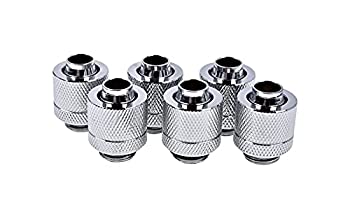 Alphacool Eiszapfen 13/10mm コンプレッションフィッティング　G1/4 - クロム 6個入り