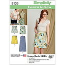 【中古】【輸入品・未使用】Simplicity Creative Patterns Simplicity Pattern 8133 Misses' Learn To Sew Wrap Skirts%カンマ% Size: A (6-8-10-12-14-16-18) by Simplicity C