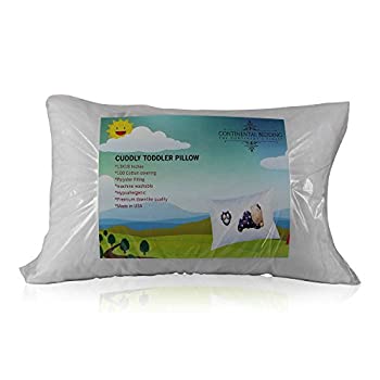 【中古】【輸入品 未使用】 コンチネンタルベディング Continental Bedding Toddler Pillow 13 X 18 Soft Hypoallergenic Made in USA Better Sleep for 並行輸入品