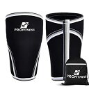 【中古】【輸入品・未使用】ProFitness 膝スリーブ スクワットサポートとコンプレッション パワーリフティング用 M ブラック