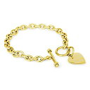 【中古】【輸入品・未使用】Live Laugh Love刻印ハートチャームブレスレット ネックレス ステンレススチール