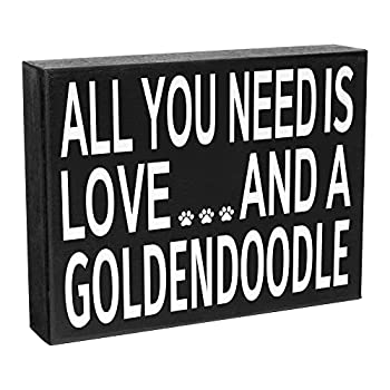 【中古】【輸入品・未使用】JennyGems All You Need is Love and A Goldendoodleギフトシリーズ、ゴールドンドゥードルの引用句、ゴールドンドゥードルのママとオーナーズ -