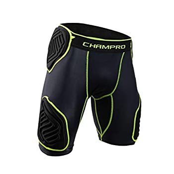 【中古】【輸入品・未使用】 Youth X-Large%カンマ% Charcoal%カンマ% Black Inset - CHAMPRO Bull Rush 5-Pc Girdle